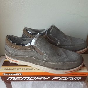 Men's Denim Memory Foam slip on Skechers